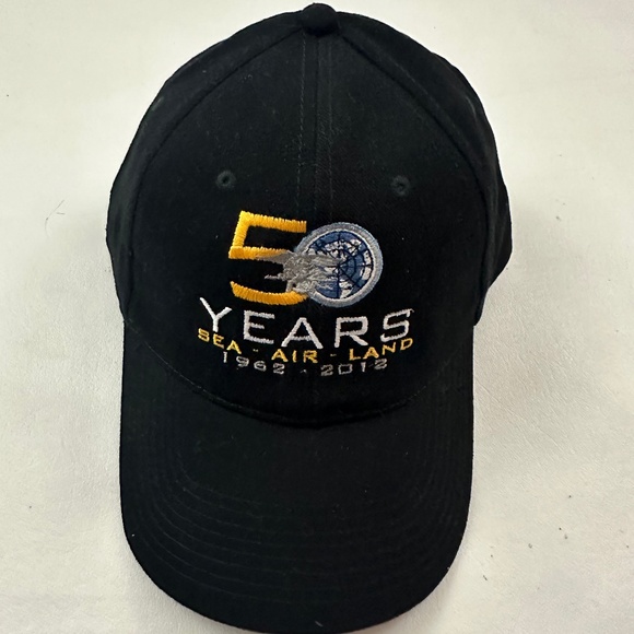 New Vanguard 50 Years Sea Air Land Baseball Hat One Size - Picture 1 of 9